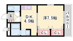 西二見駅 徒歩12分 2階の物件間取画像